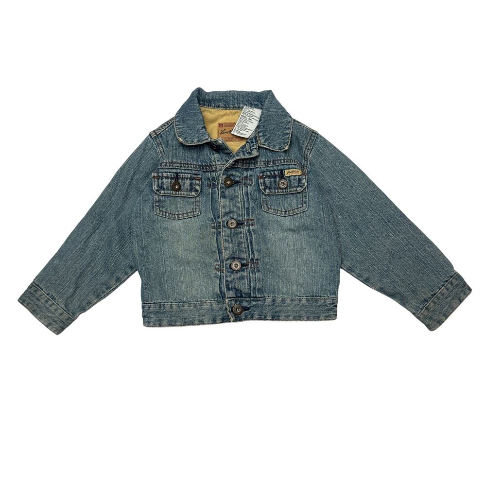Levi Strauss Signature Type II Denim Trucker Jacket Boys 4T Vintage